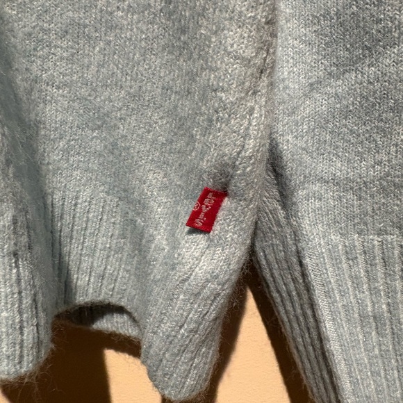 Levi’s Dad Cardigan Sweater Blue Size XS Soft Cozy Stretch - Picture 4 of 11